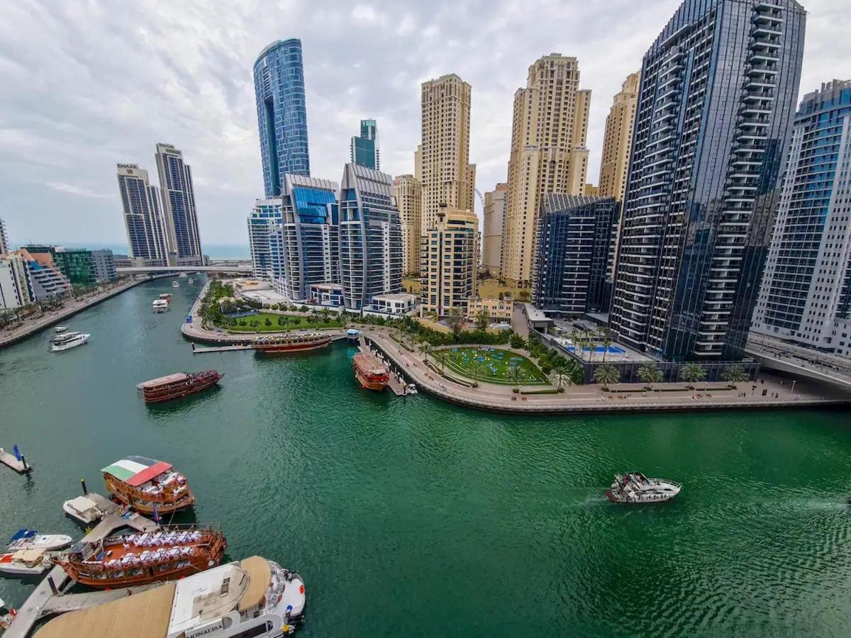Dubai Marina Amazing View Sea View Apartment Luaran gambar